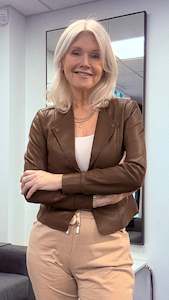 LEMON TREE MIKA FAUX LEATHER JACKET