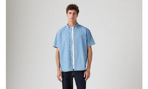 Levis: LEVIS SS AUTHENTIC BUTTON DOWN - ELI MEDIUM BLUE