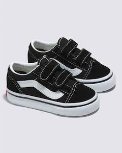 VANS KIDS OLD SKOOL V - BLACK WHITE