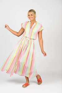 VASSALLI ELASTIC WAIST MAXI SKIRT