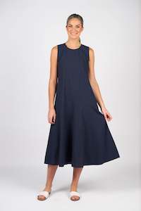 VASSALLI PLAIN LONG SLEEVELESS WITH ROUND NECK