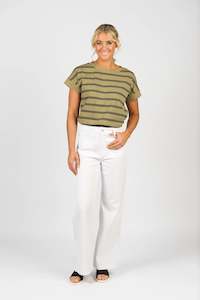 Vassalli: VASSALLI WIDE LEG FULL LENGTH JEAN