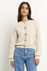 IVY + JACK SOLAR COTTON FINE CREW CARDIGAN