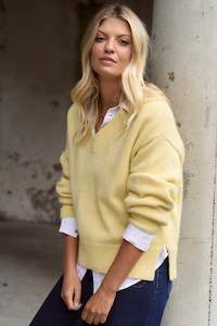 IVY + JACK HARVEST V NECK KNIT JUMPER