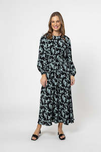 Leila Luca: LEILA + LUCA CAT WALK MAXI SHIFT DRESS