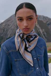 Karen Walker: KAREN WALKER WANDERLUST CLASSIC SILK SCARF