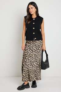 Stories Be Told: STORIES BE TOLD TRAIT SOFT KNIT CREWNECK VEST TOP