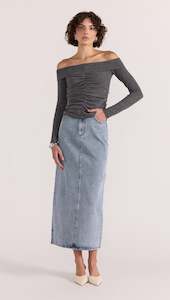 STAPLE THE LABEL MASON OFF SHOULDER TOP