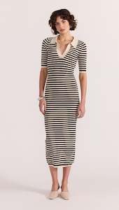 Staple The Label: STAPLE THE LABEL LANA STRIPE KNIT DRESS