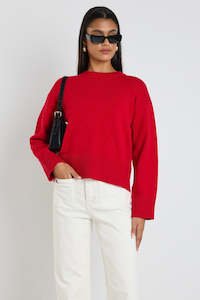 BY ROSA NEGATIVE CREW NECK JUMPER