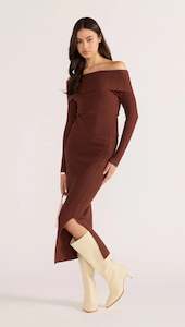 MINKPINK ZOE KNIT MIDI TUBE SKIRT