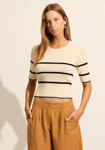 AUGUSTE MILA CROCHET TEE