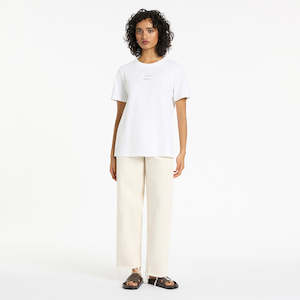 STATUS ANXIETY FEELS RIGHT LOGO TEE