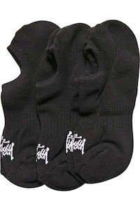 STUSSY MENS GRAFFITI NO SHOW SOCKS 3 PACK