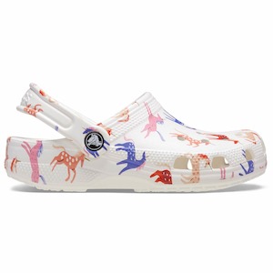 CROCS CLASSIC CHARACTER PRINT CLOG KIDS - UNICORN