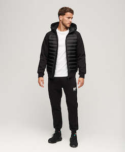 Superdry: SUPERDRY HOODED STROM HYBRID PADDED JACKET