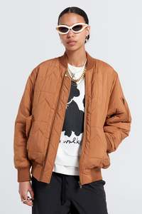 KAREN WALKER QUILTED BOMBER JACKET