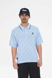Mens: HUFFER TRUE KNIT POLO
