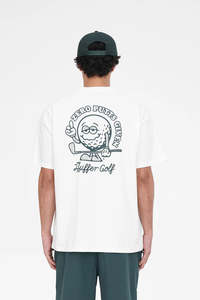 Mens: HUFFER BLOCK TEE 220/ ZERO PUTTS