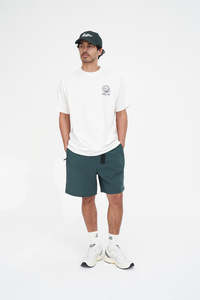 Mens: HUFFER BLOCK TEE 220/ZERO PUTTS