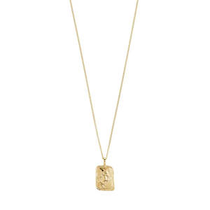 Jewellery: PILGRIM ARIES ZODIAC NECKLACE- GOLD PLATED