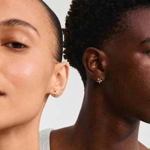 Jewellery: PILGRIM ANDRE EARRINGS - GOLD PLATED