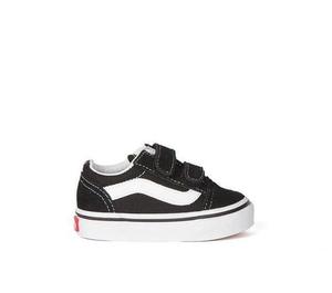 Vans: VANS TODDLER OLD SKOOL V BLACK WHITE