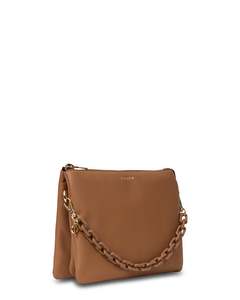 Handbags: SABEN MATILDA TOFFEE + TONAL CHAIN