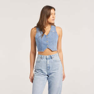 Wrangler: WRANGLER WESTBOUND DENIM VEST