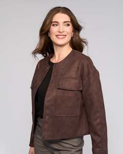 VASSALLI RELAY JACKET COLLARLESS BOX FIT