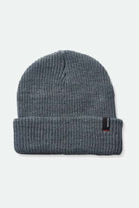 BRIXTON HEIST BEANIE - HEATHER GREY