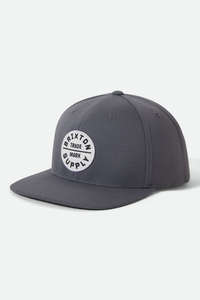 BRIXTON OATH III SNAPBACK - FUTURE GREY