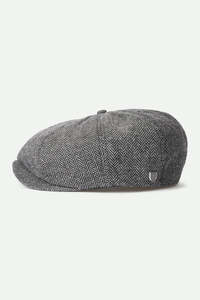 BRIXTON BROOD SNAP CAP - GREY/BLACK
