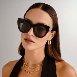 Eyewear: LE SPECS AIR HEART - BLACK