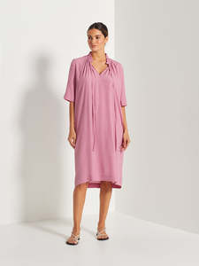 Juliette Hogan: JULIETTE HOGAN DAISY TUNIC (VISCOSE SILK) PINK LILAC