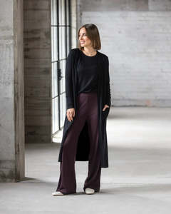VASSALLI SUKI MERINO LONGLINE COATIGAN