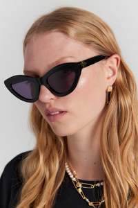 Eyewear: KAREN WALKER TUNDRA - BLACK GOLD