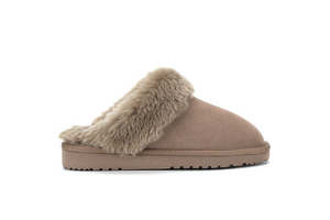 Footwear: KIWIGEAR SHEEPSKIN JULIET SCUFF