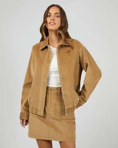 ALL ABOUT EVE BAMBI CORD BOMBER