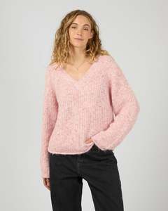 ALL ABOUT EVE DEVON V NECK JUMPER