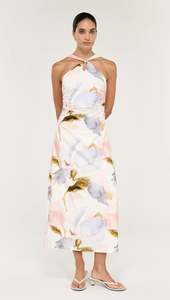 STAPLE THE LABEL VALEA MIDI DRESS