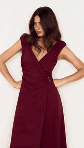 Womens: MINK PINK LOLA WRAP MIDI DRESS