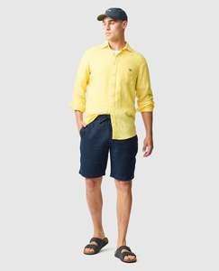 Mens: RODD & GUNN LINEN 9" RESORT SHORT
