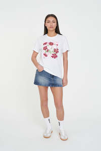 HUFFER CLASSIC TEE 170/FLOWER MARKET