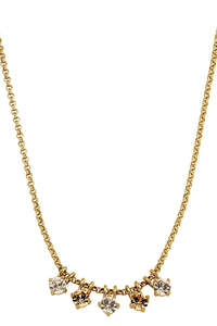 Jewellery: DYRBERG/KERN PHILA NECKLACE GOLDEN