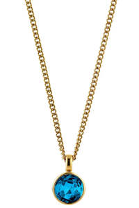 Jewellery: DYRBERG/KERN ETTE NECKLACE PETROL