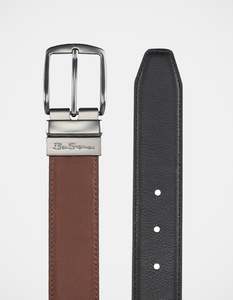 Ben Sherman: BEN SHERMAN REVERSIBLE BELT TAN/BLACK