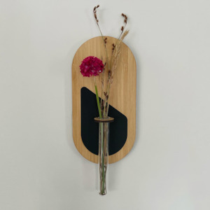 Test-tube vase wall hanging - single