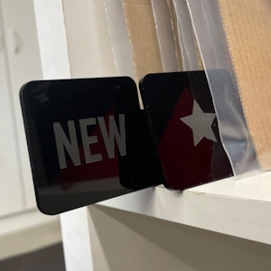 Record Fair: Vinyl record dividers - black acrylic