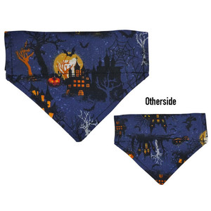 Products: Small Haunted Houses Bandana Bow Wow Boutique NZ